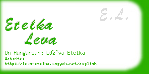 etelka leva business card